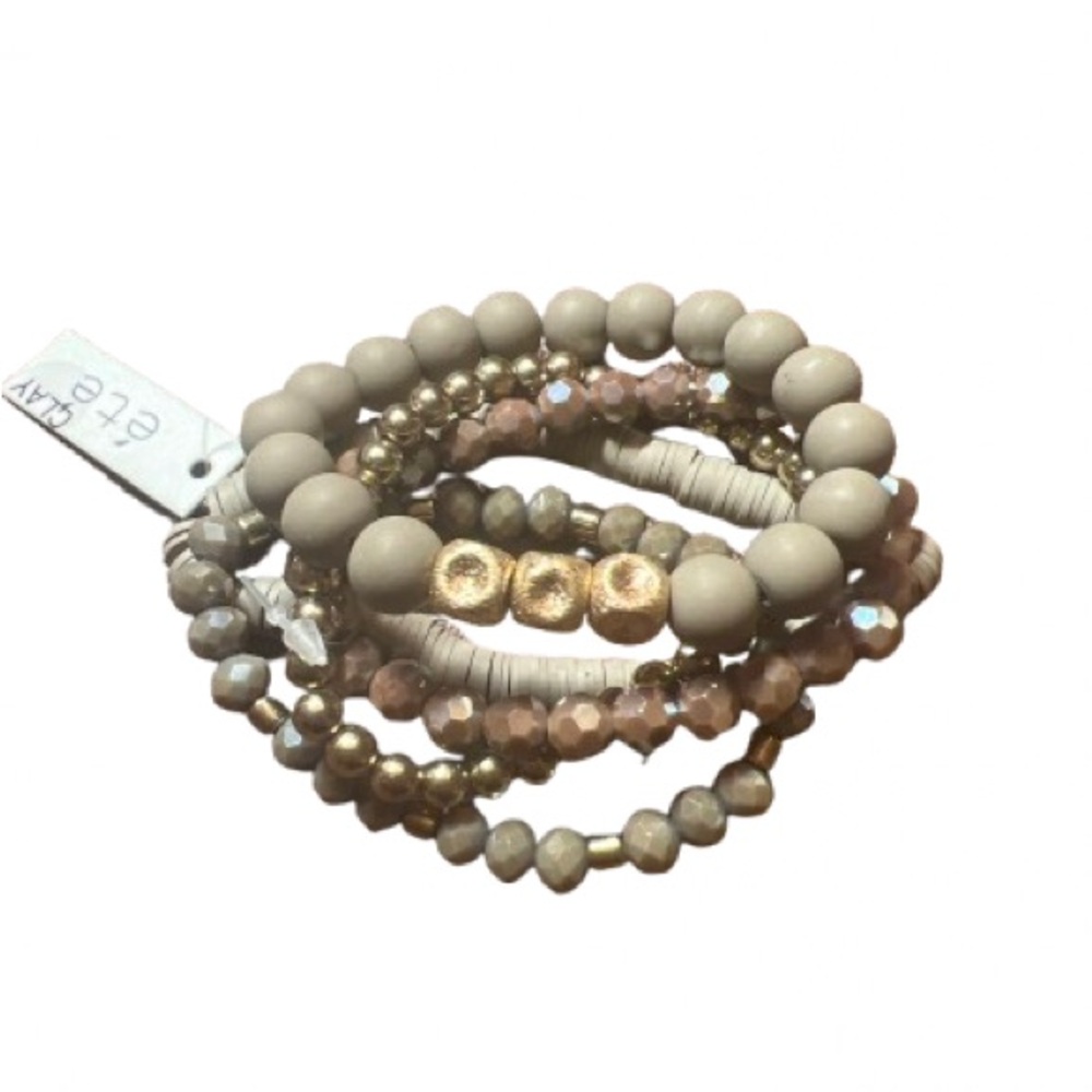 NWT Taupe Bracelet Stack